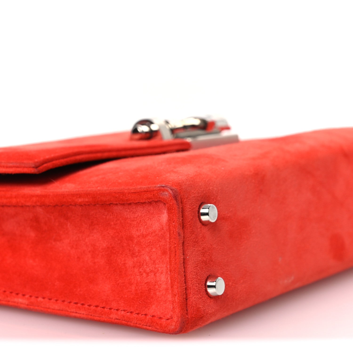 Veau Doblis Mini Verrou Chaine Bag Capucine