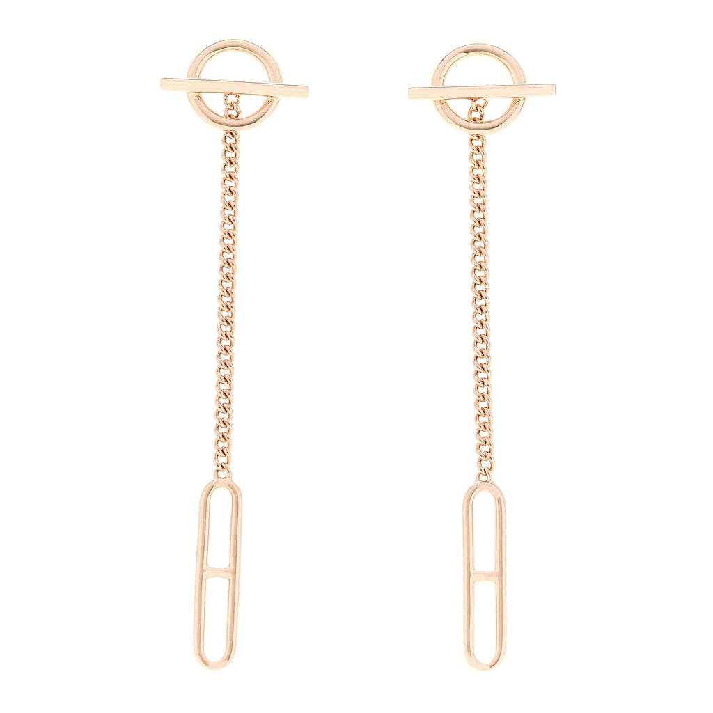 18K Rose Gold Echappee Earrings