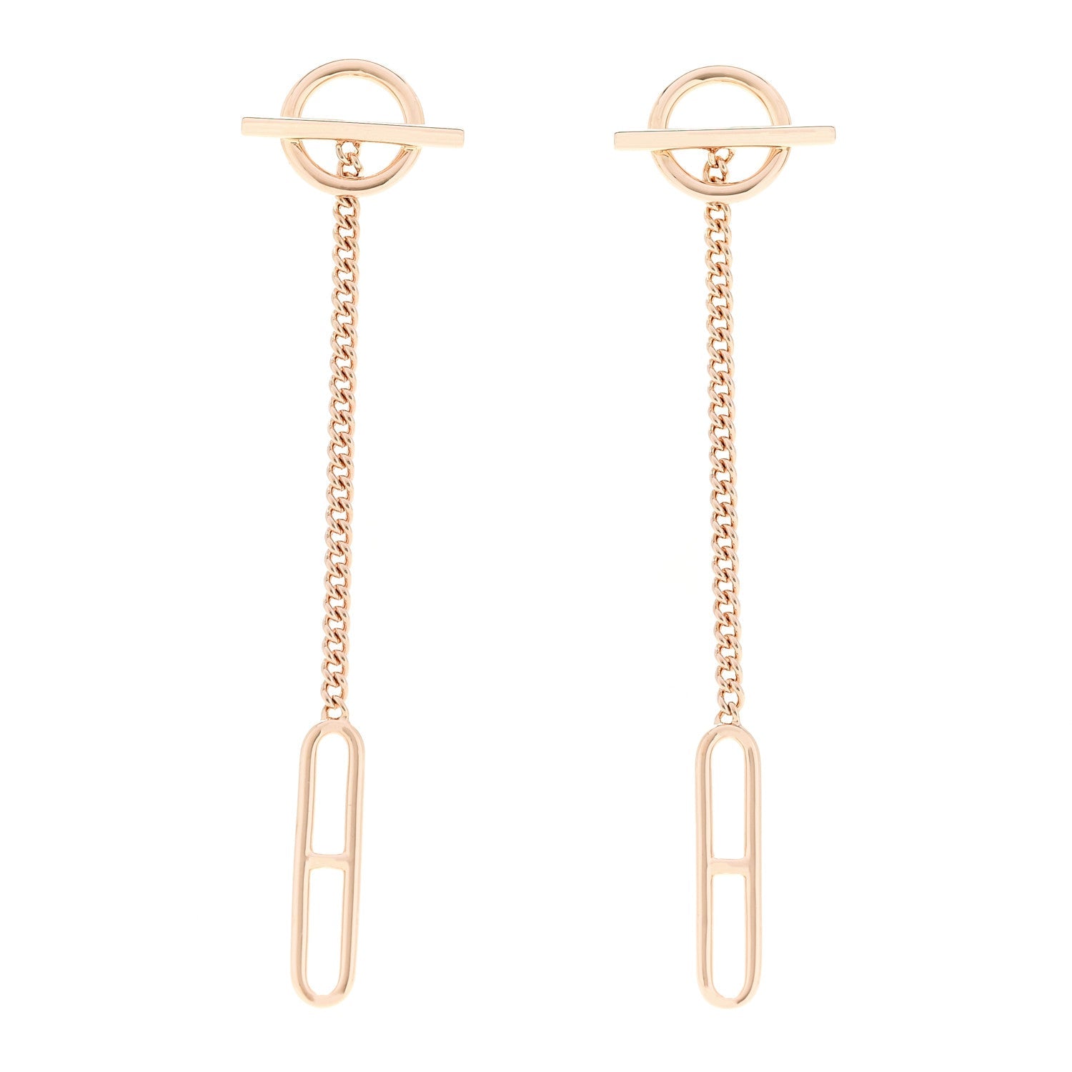 18K Rose Gold Echappee Earrings