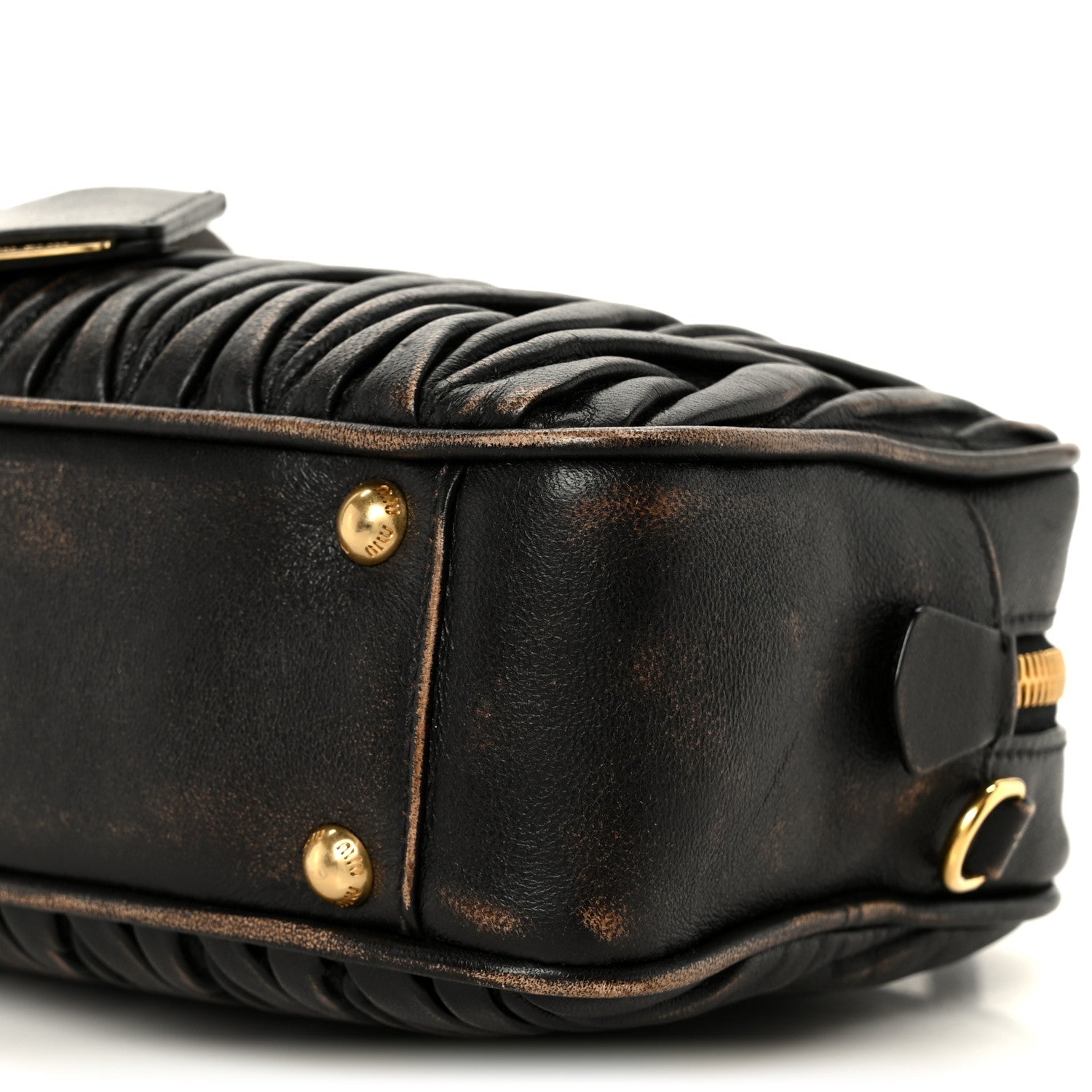 Nappa Matelasse Arcadie Top Handle Bag Sabbia Caffe