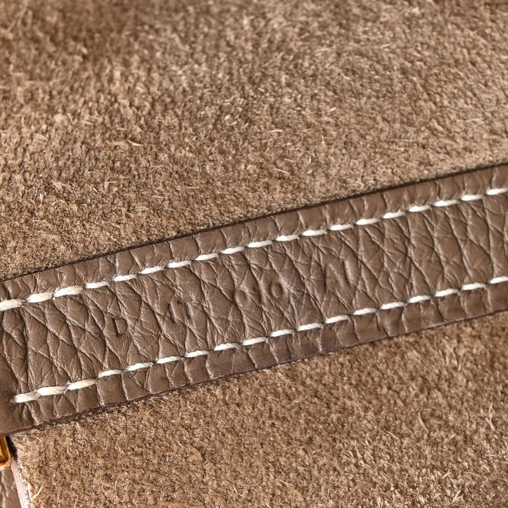 Taurillon Clemence Picotin Lock 22 MM Etoupe