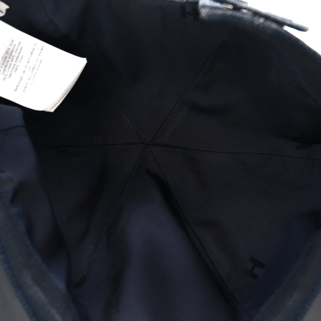 Cotton Denim Swift Sevres Evelyne Cap 59 Indigo Black