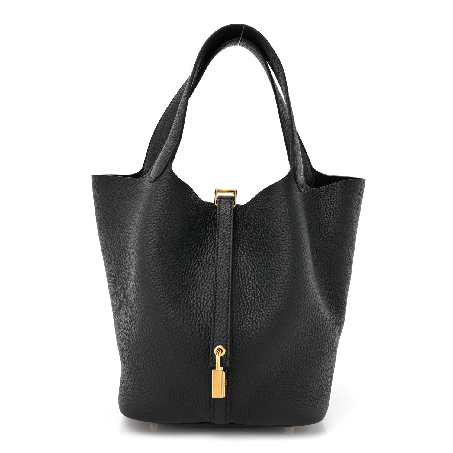Taurillon Clemence Picotin Lock 22 MM Black