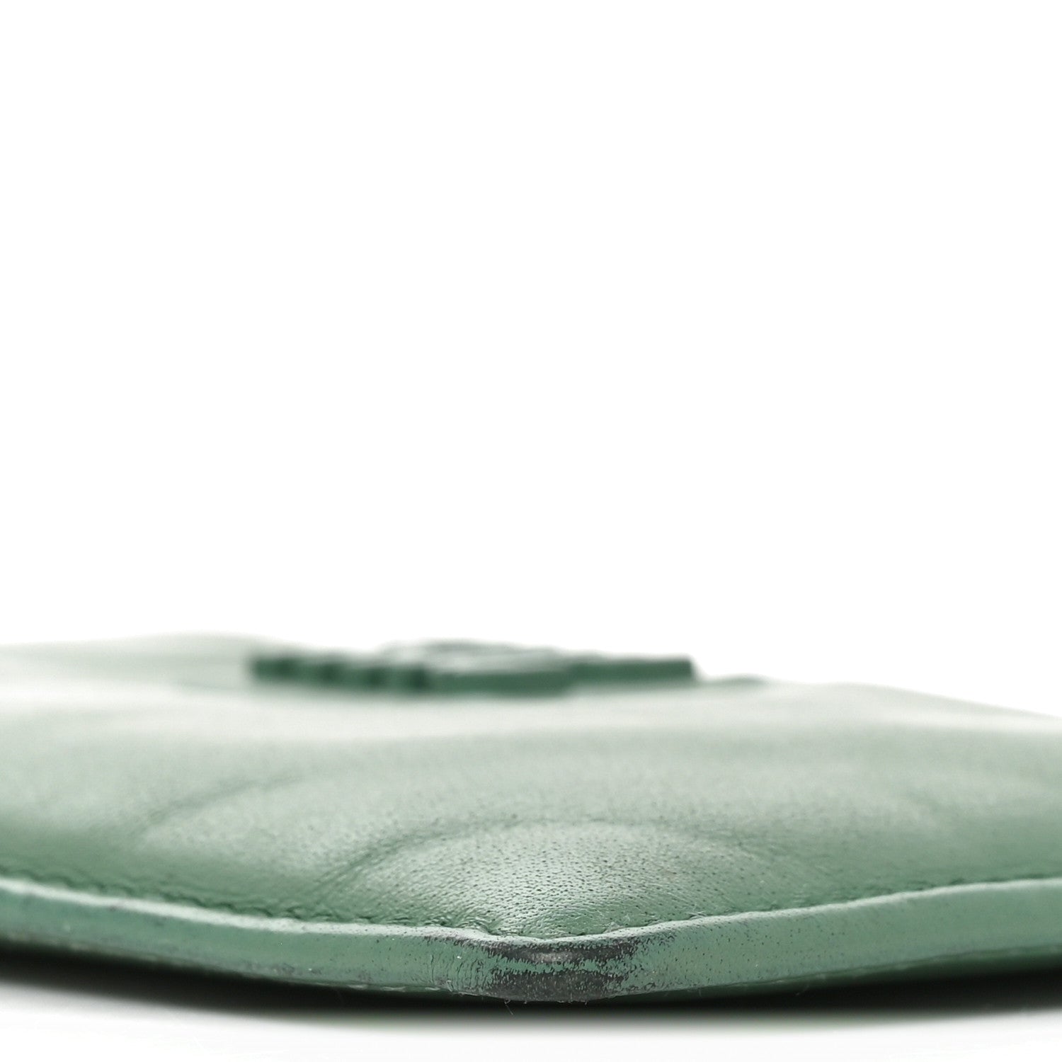 Soft Calf Softy Envelope Zip Card Holder Salvia