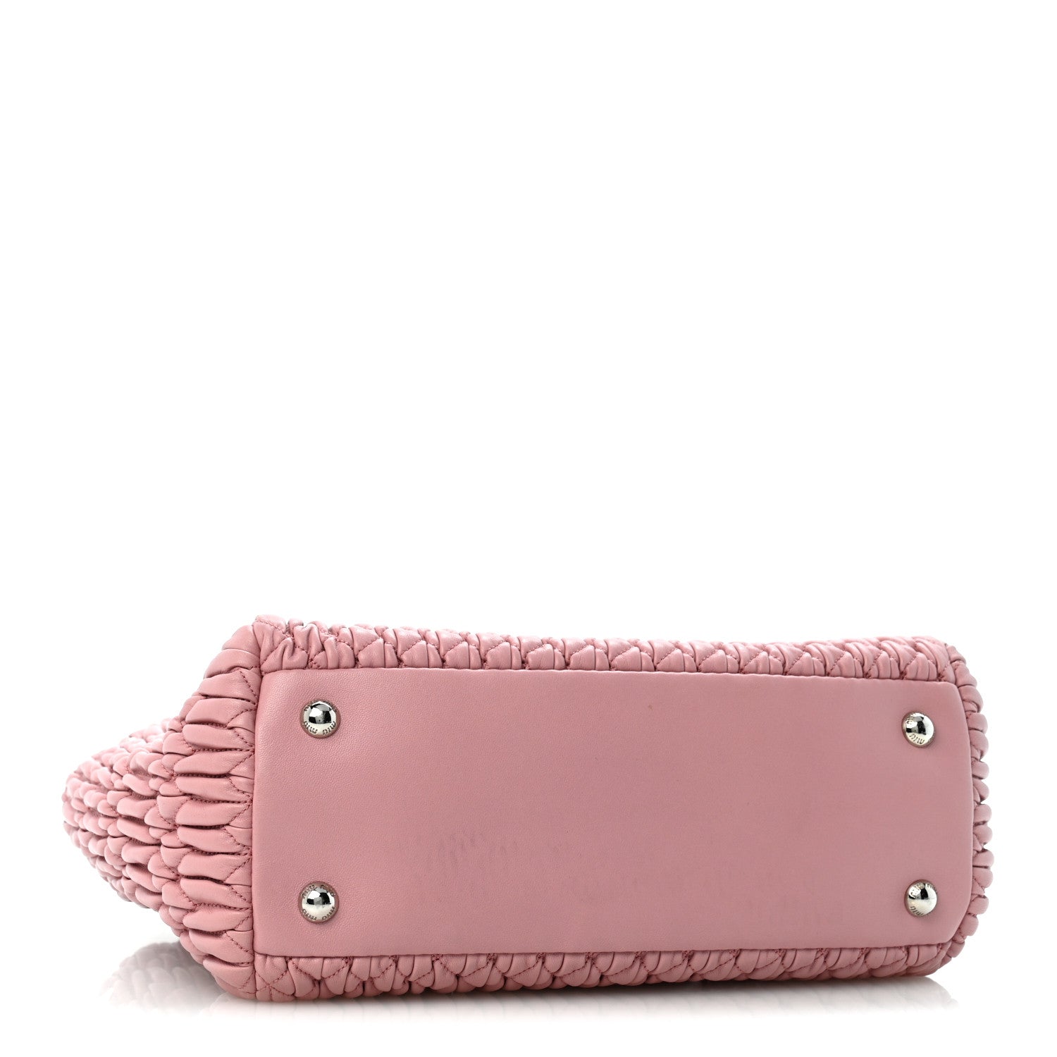 Nappa Matelasse Swarovski Crystal Tote Rosa