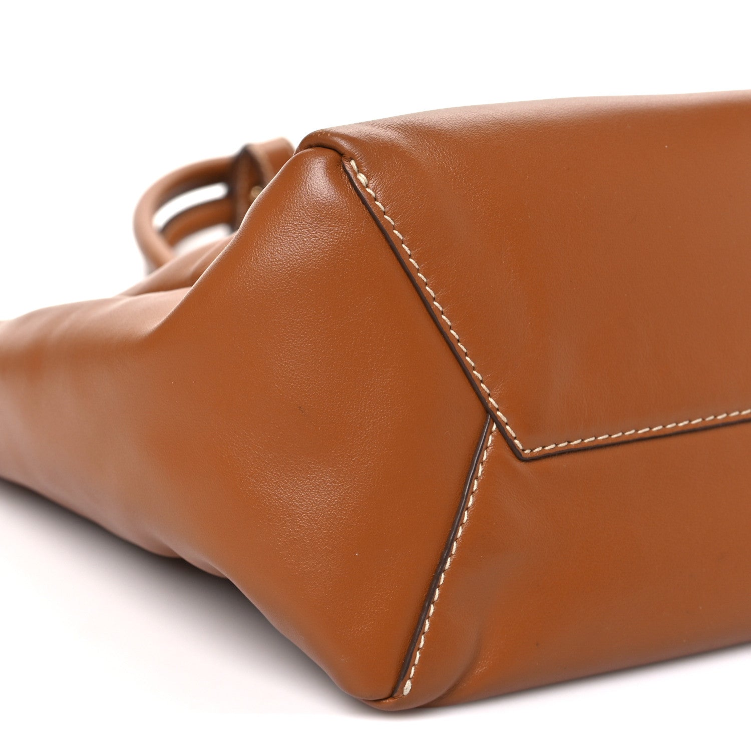 Soft Calf Softy Small Ivy Tote Bag Caramel
