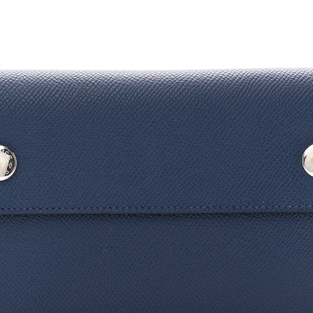 Epsom Hermesnap Wallet Bleu Navy
