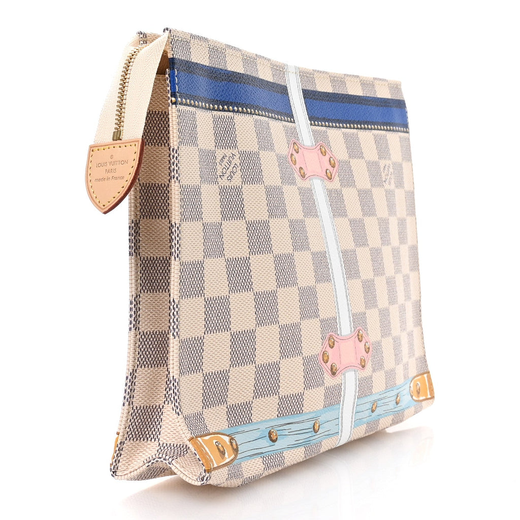 Damier Azur Summer Trunks Mykonos Toiletry Pouch 26