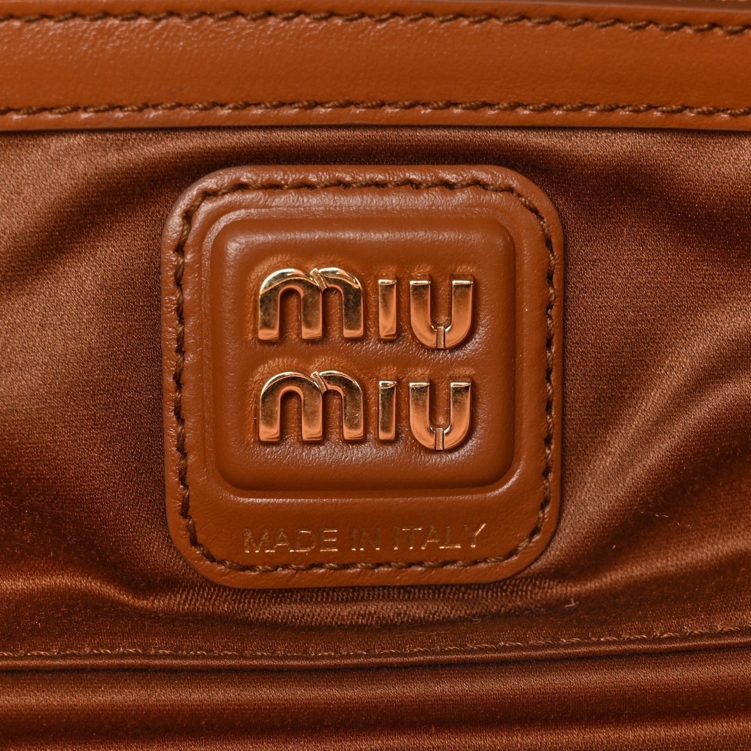 Nappa Small Beau Top Handle Bag Cognac