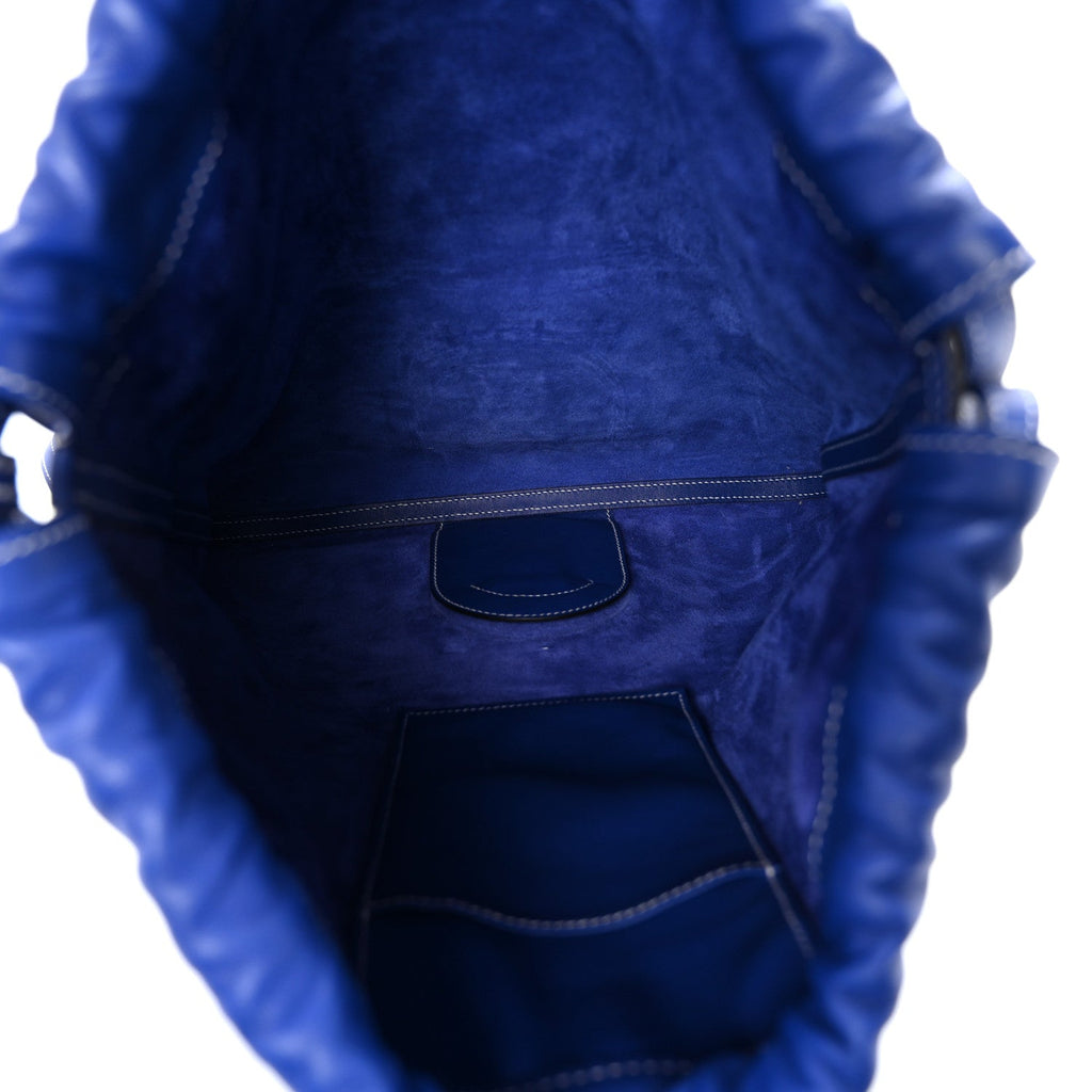 Cheri Calfskin Bridado Backpack Bleu Electrique