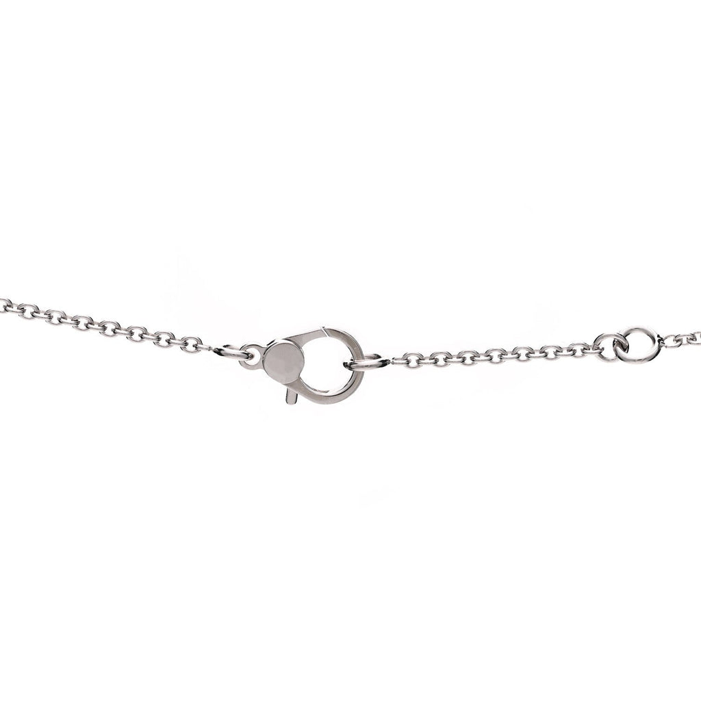 18K White Gold Diamond Finesse Pendant Necklace