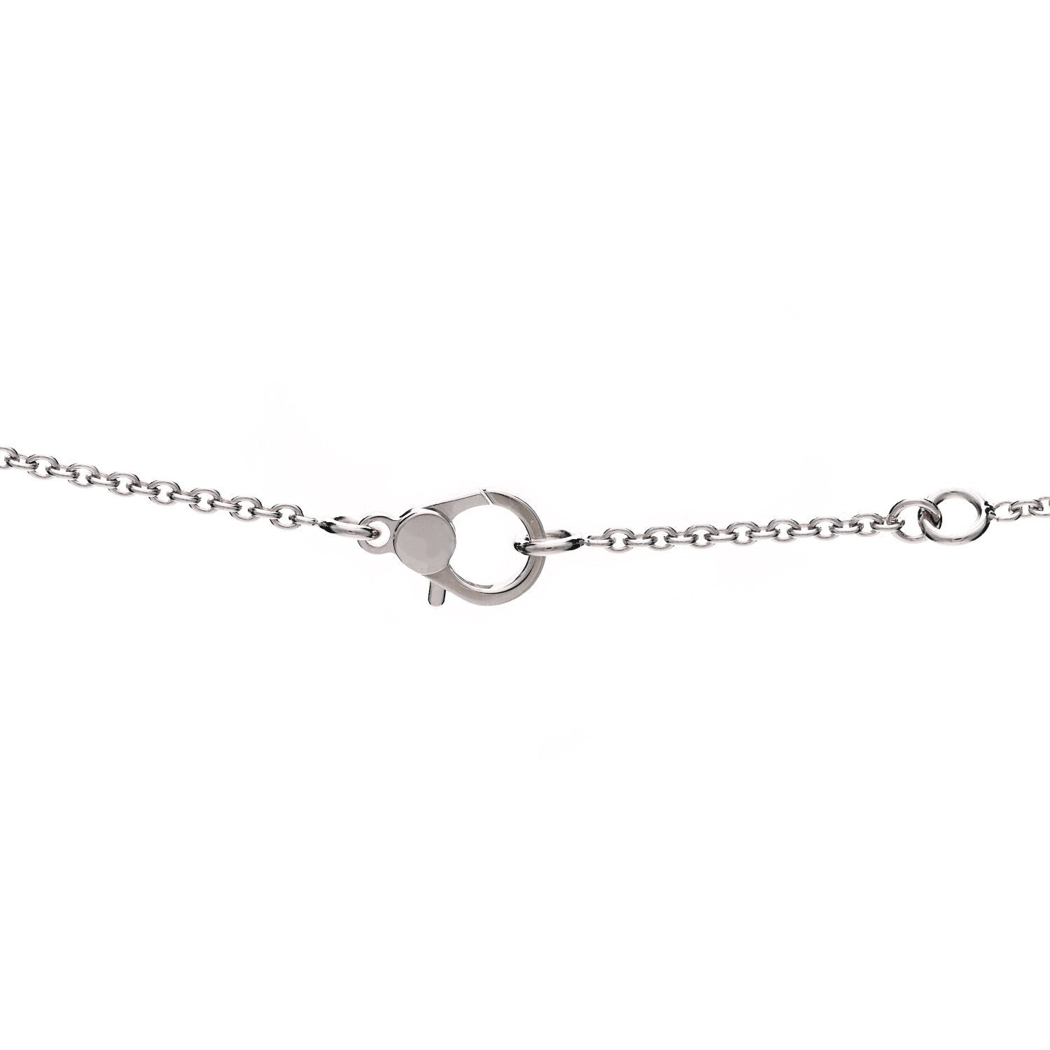 18K White Gold Diamond Finesse Pendant Necklace