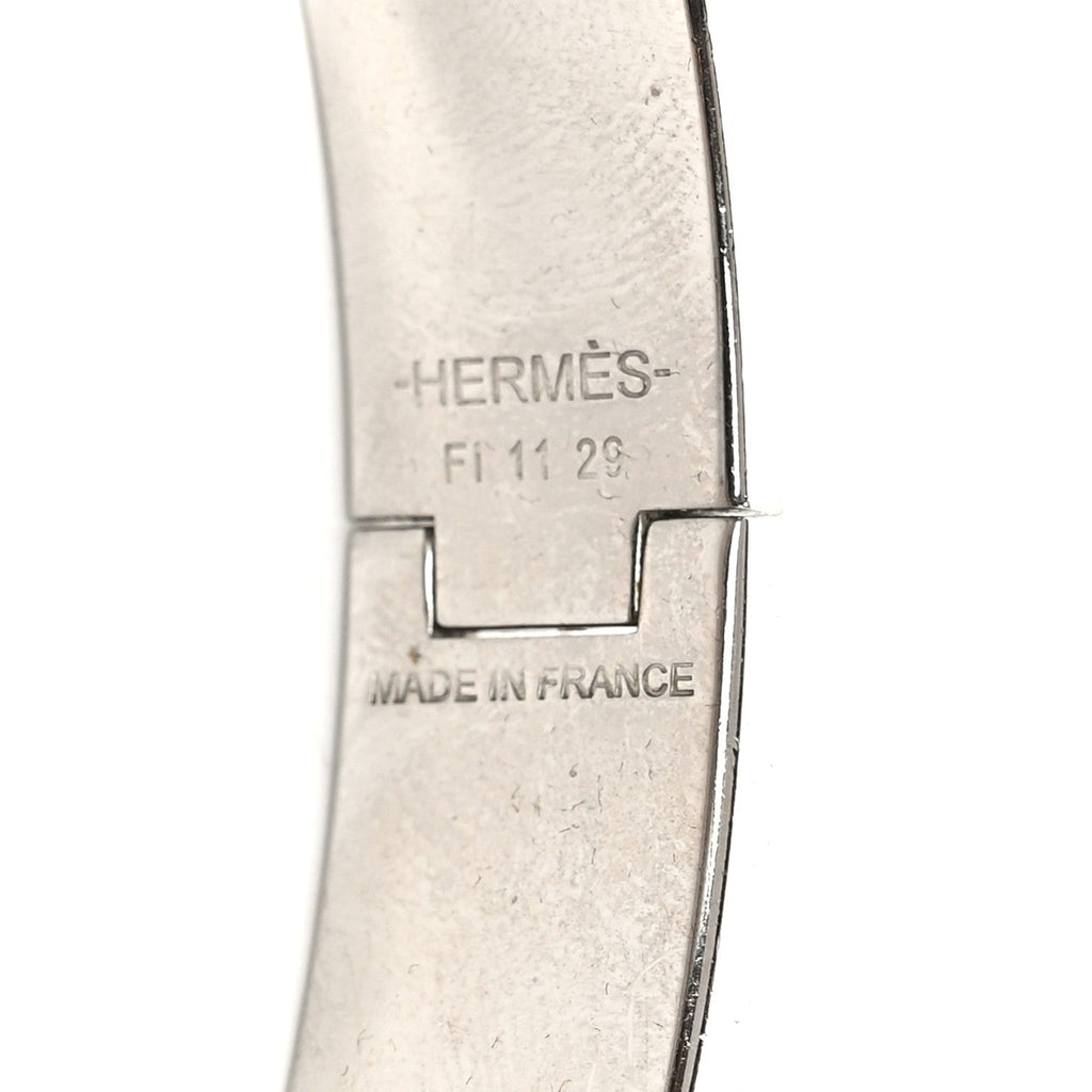 Enamel Narrow Clic Clac H Bracelet PM Rose Candeur