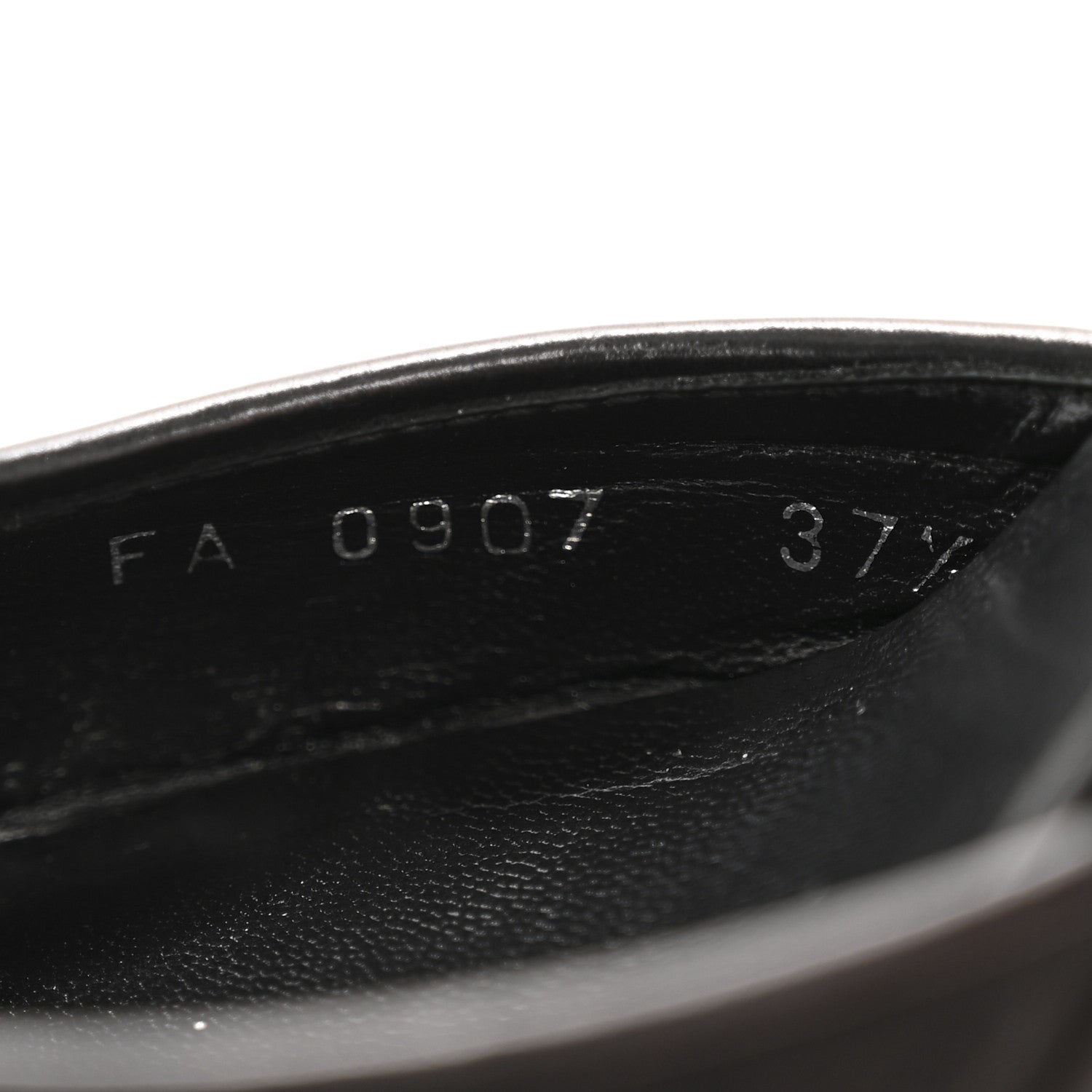 Canvas Monogram Sandals 37.5 Black