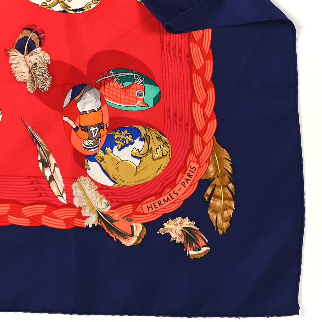 Silk Couvee d'Hermes Scarf 90
