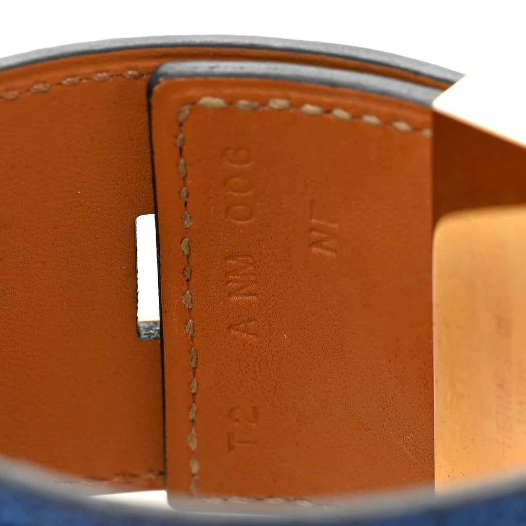 Lizard Collier De Chien CDC Bracelet T2 Bleu Saphir