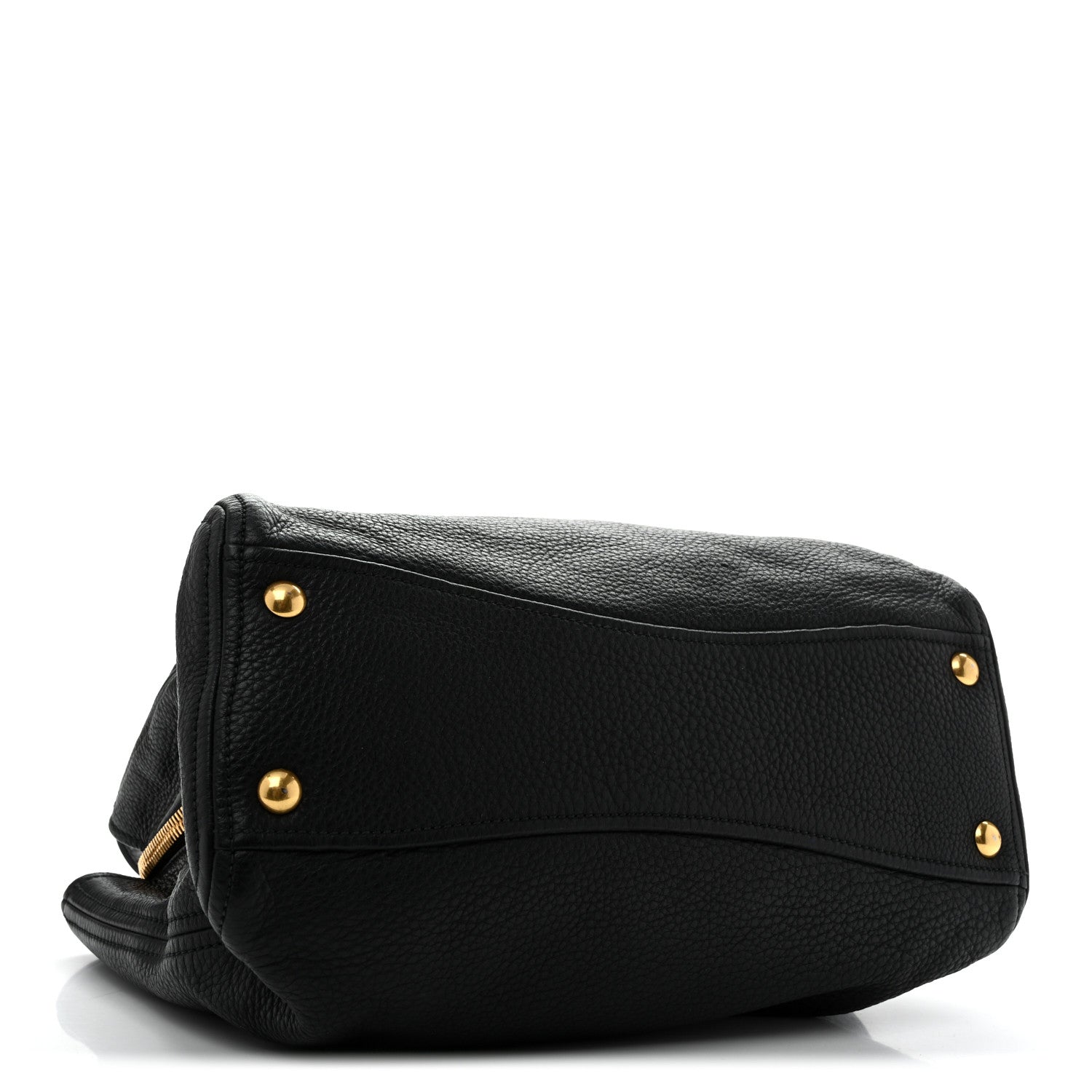 Vitello Daino Caribu Tote Black