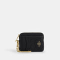 Coach Outlet Zip Card Case In Signature Leather