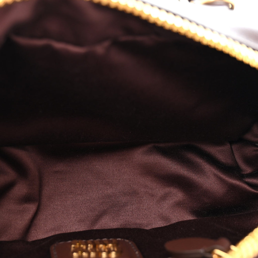 Calfskin Mini Arcadie Top Handle Bag Briarwood