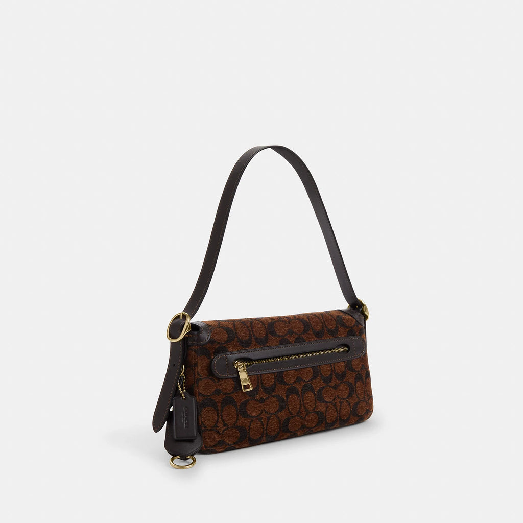Coach Outlet Etta Small Flap Shoulder Bag In Signature Chenille