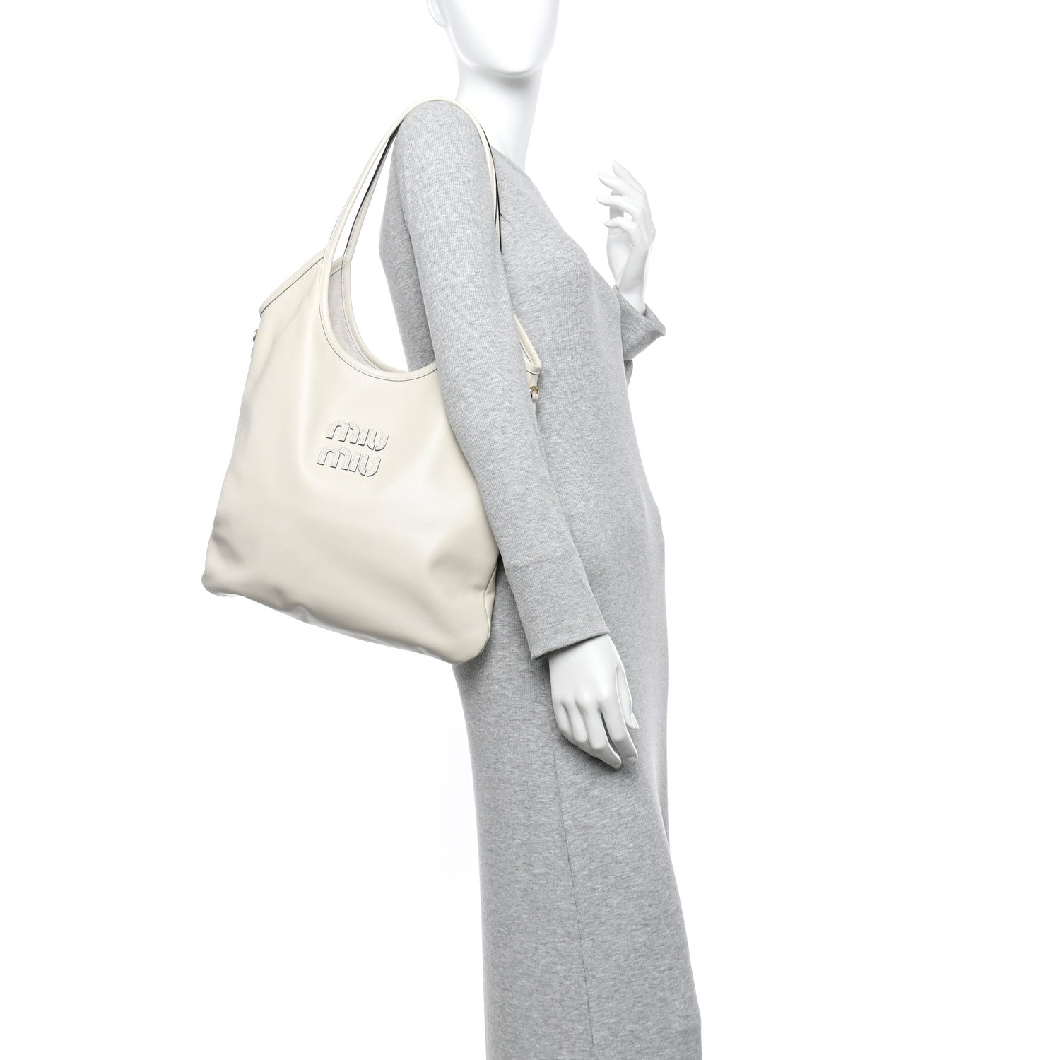 Nappa Ivy Bag Talco