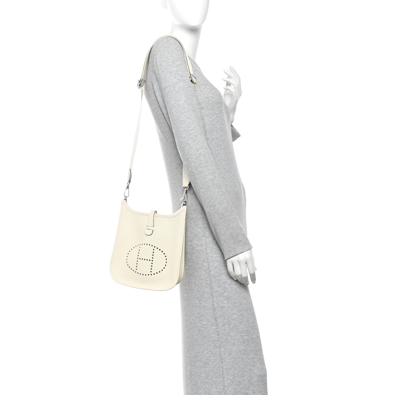 Taurillon Clemence Evelyne 23 Poche III Cream
