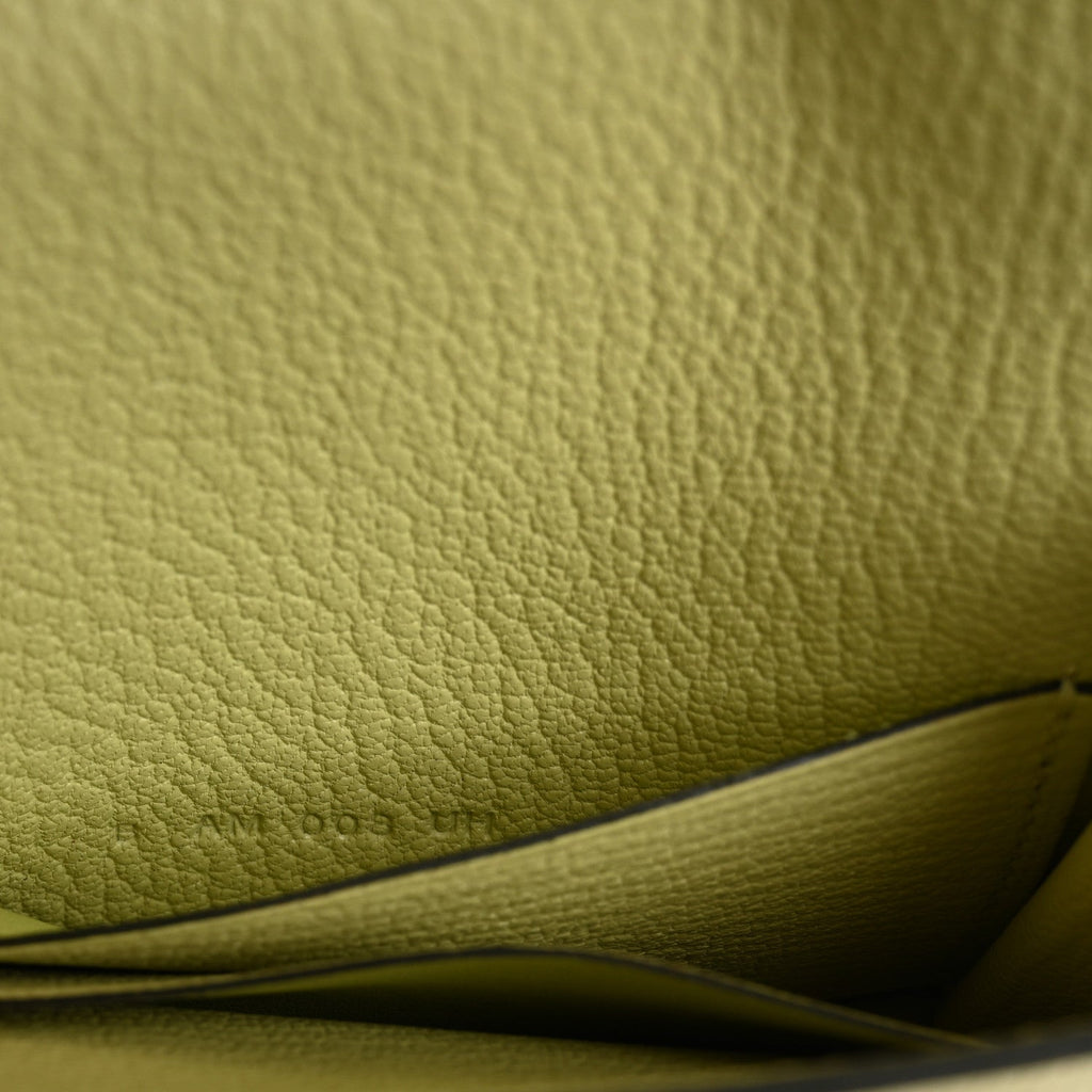 Chevre Mysore Roulis Slim Wallet Jaune Bourgeon