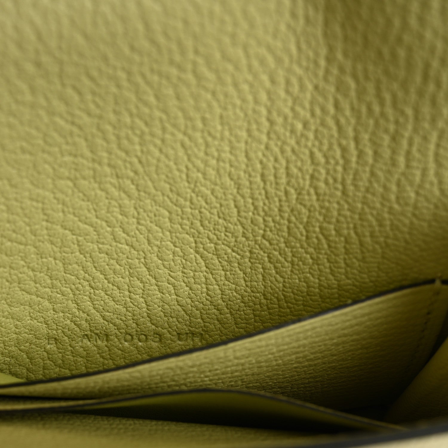Chevre Mysore Roulis Slim Wallet Jaune Bourgeon