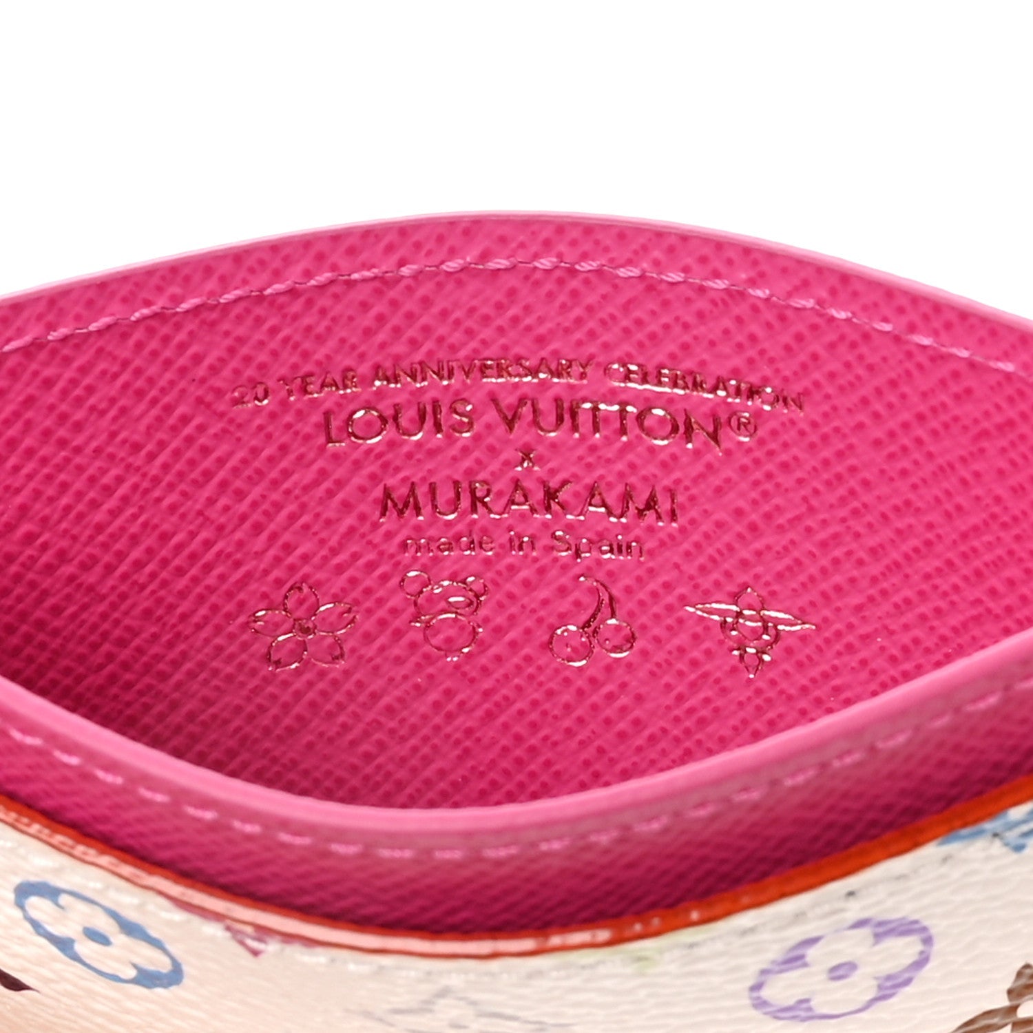 LV X TM Monogram Multicolor Card Holder Kawaii Pink