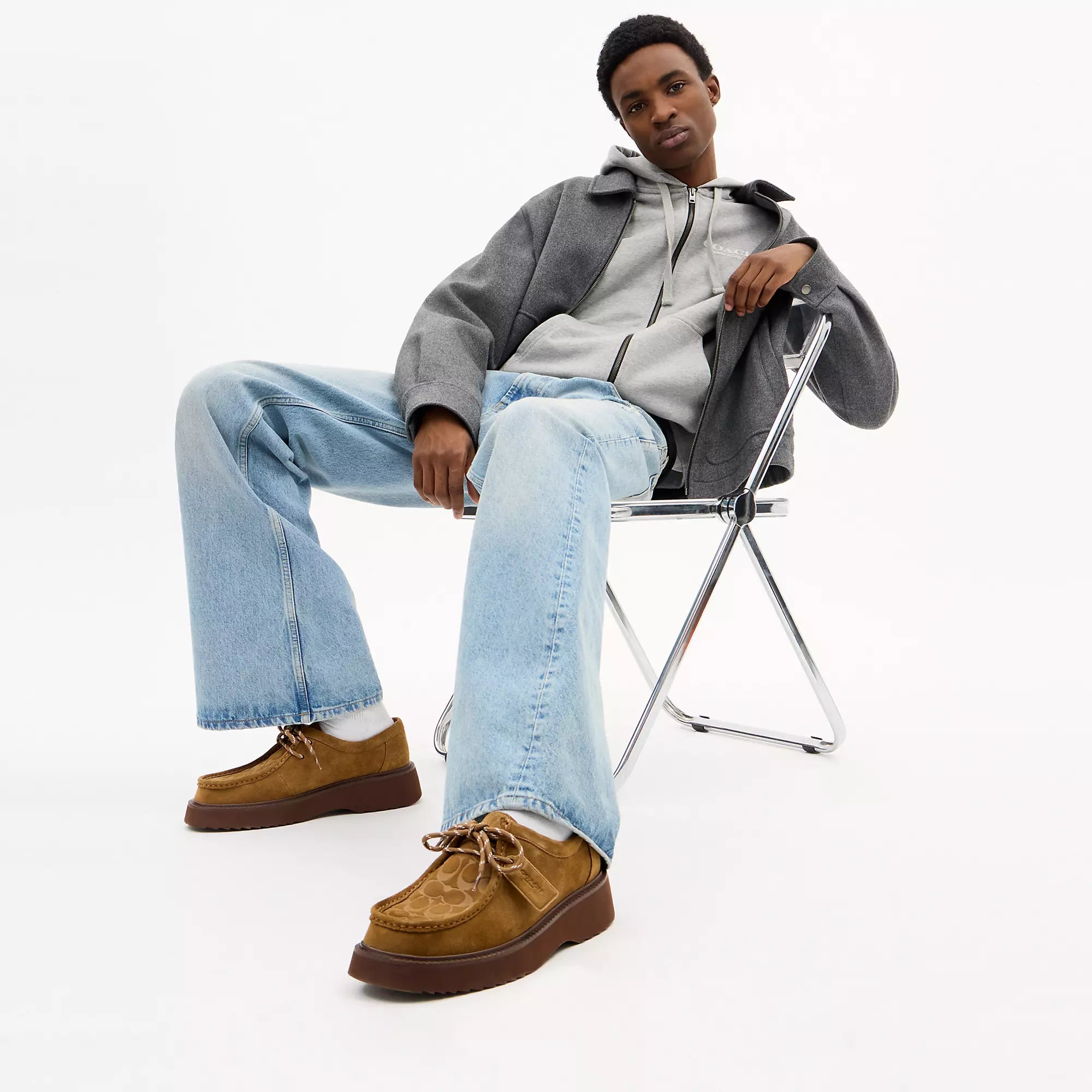 Coach Outlet Chukka Boot In Signature Suede