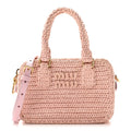 Crochet Calfskin S Narrow Arcadie Alabaster Pink
