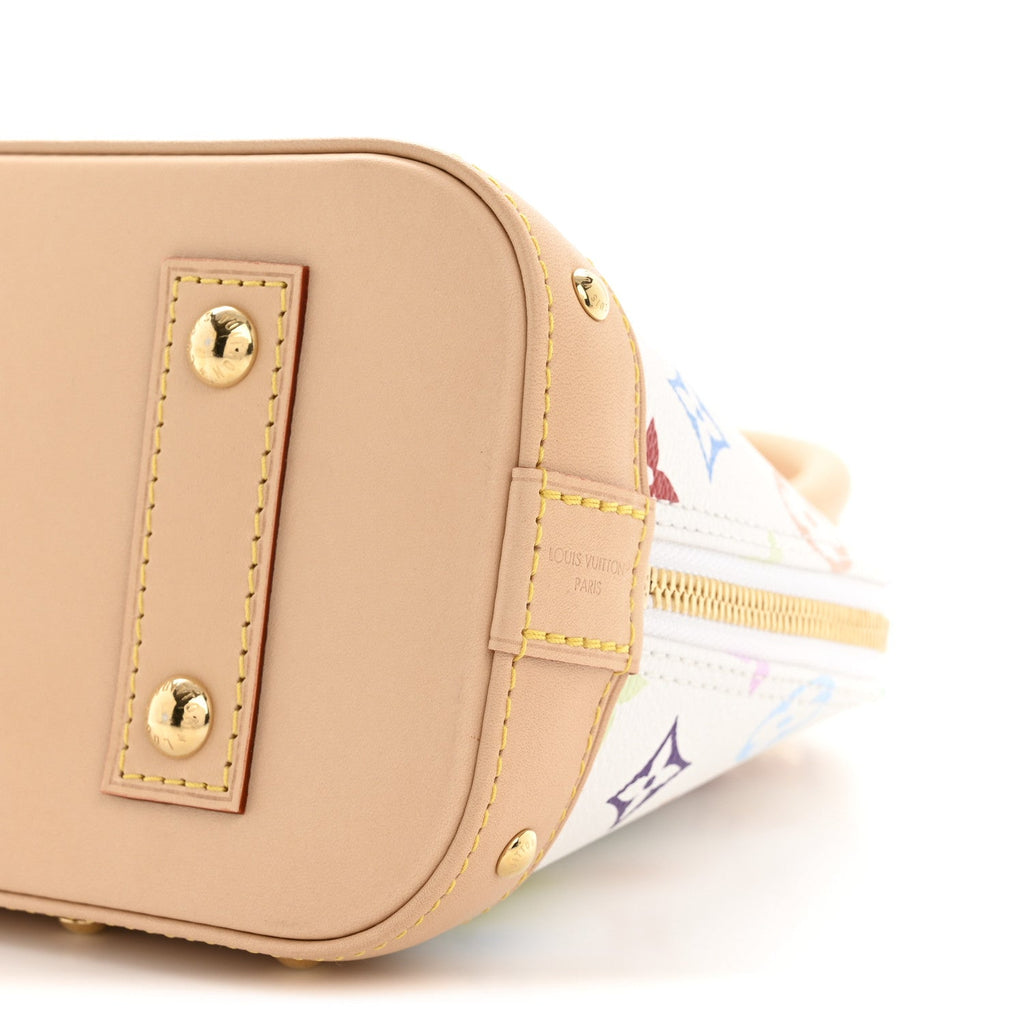 LV x TM Monogram Multicolor Alma BB White