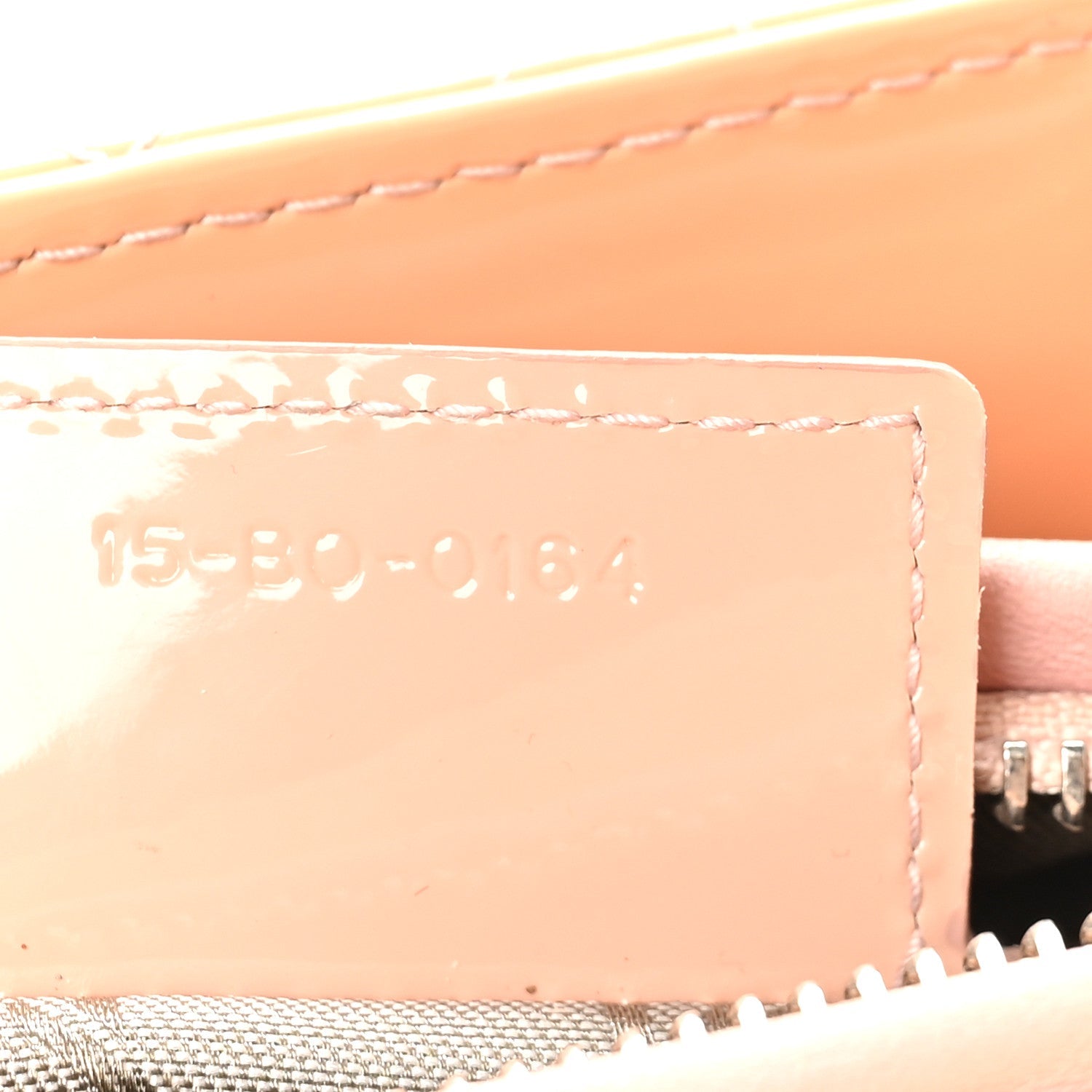 Patent Cannage Medium Lady Dior Rose Clair