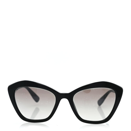 Acetate Cat Eye Sunglasses SMU 05U Black