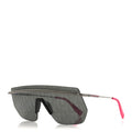 Metal Oblique DiorMotion M1I Mask Sunglasses Grey Pink