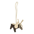 Milo Lambskin Grigri Rodeo Pegase Horse Bag Charm PM Chocolat Craie