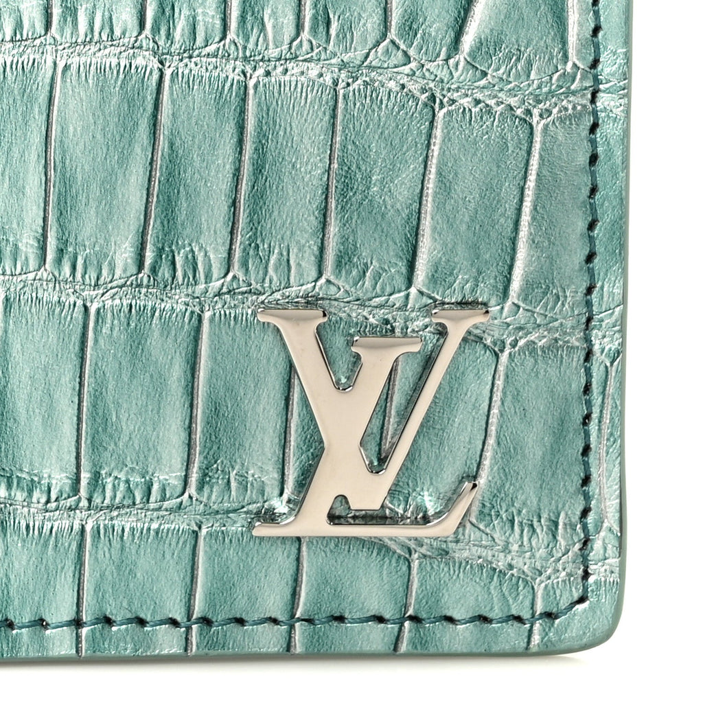 Crocodile Pocket Organizer Bleu Pool