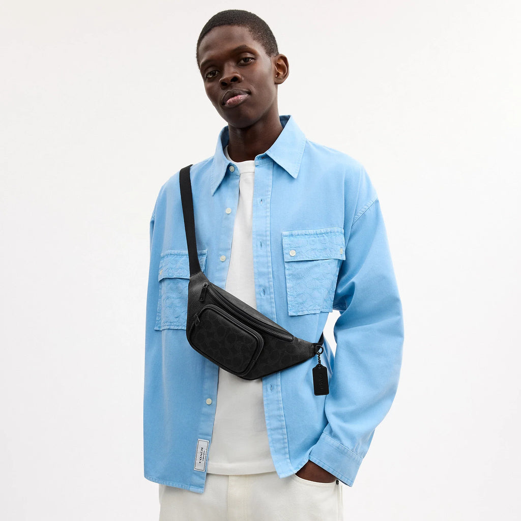 Coach Outlet Travis Belt Bag 30 In Signature Canvas