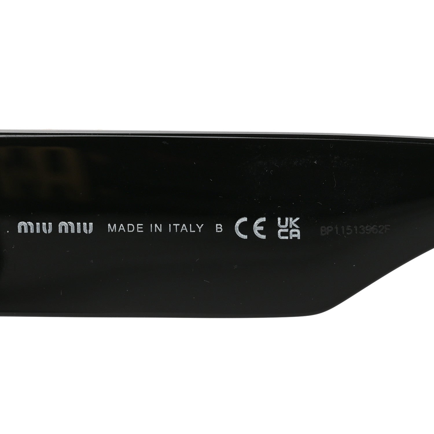 Acetate Glimpse Sunglasses SMU 10W Black