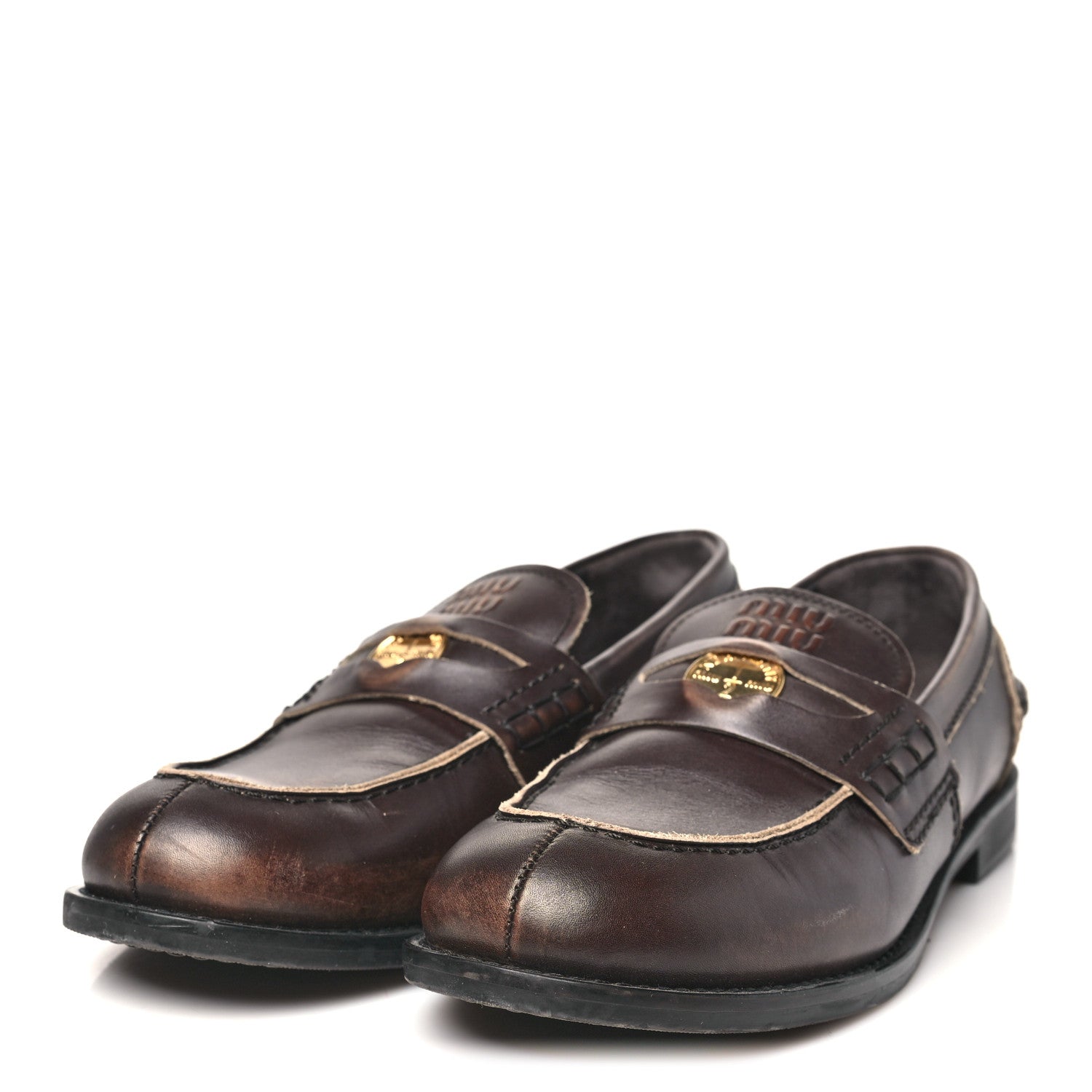 Spazzolato Penny Loafer 39 Ebony