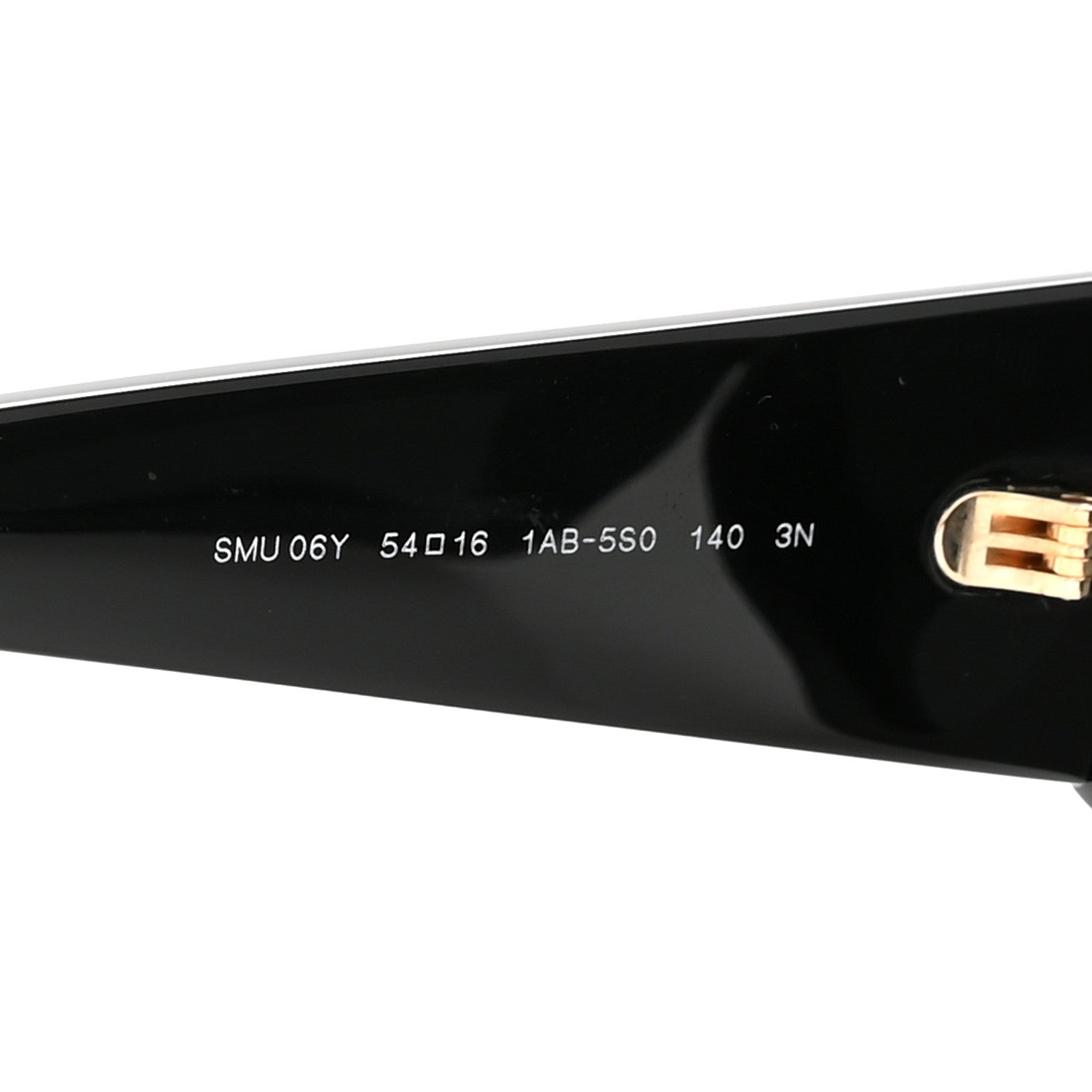 Acetate Cat Eye Sunglasses SMU 06Y Black Ardesia