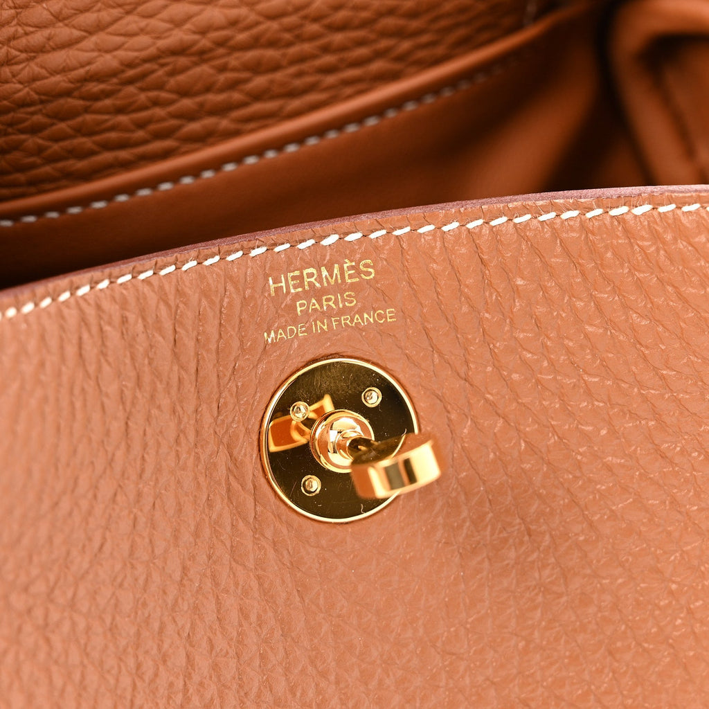 Taurillon Clemence Mini Lindy 20 Gold