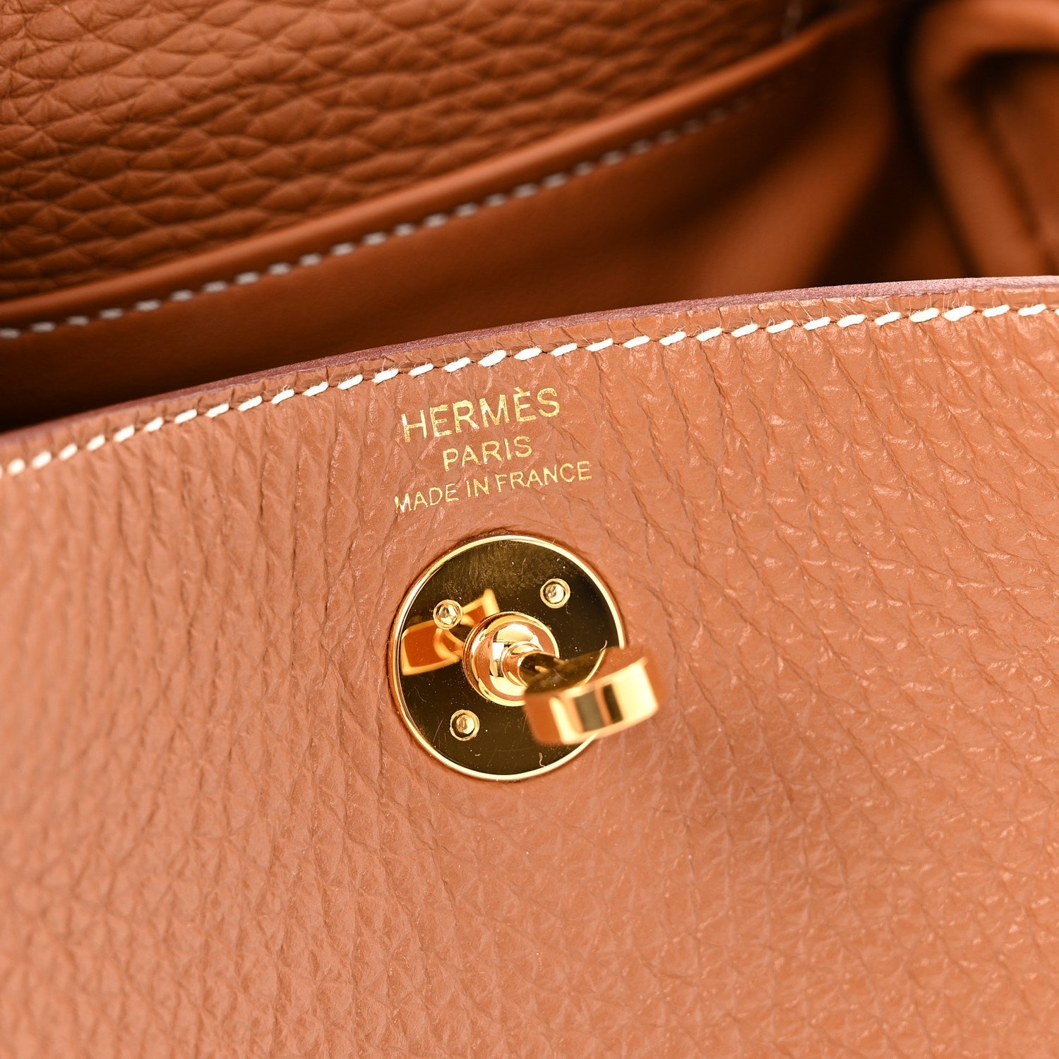 Taurillon Clemence Mini Lindy 20 Gold