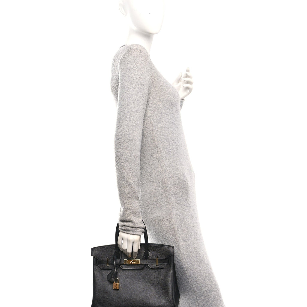 Epsom Birkin 30 Black