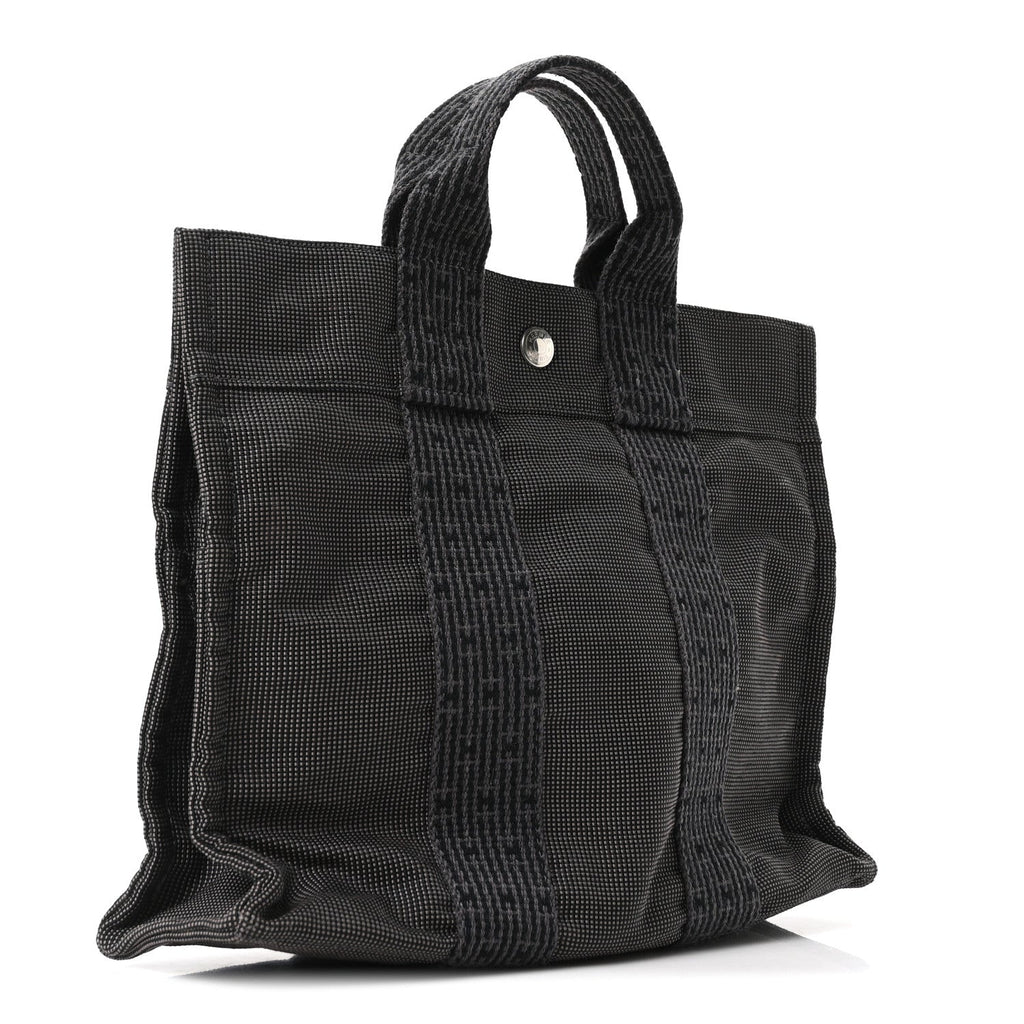 Canvas Herline PM Tote Grey