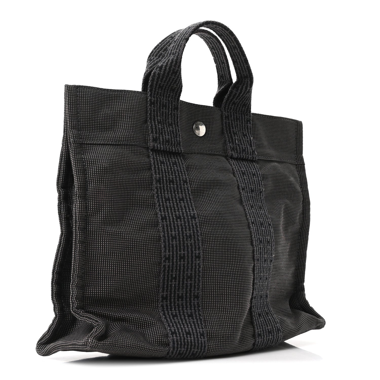 Canvas Herline PM Tote Grey