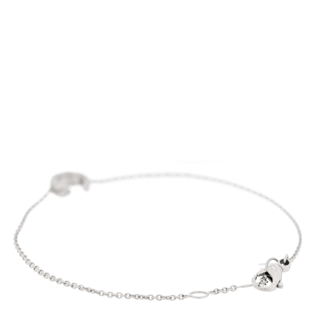 18K White Gold Coco Crush Station Bracelet