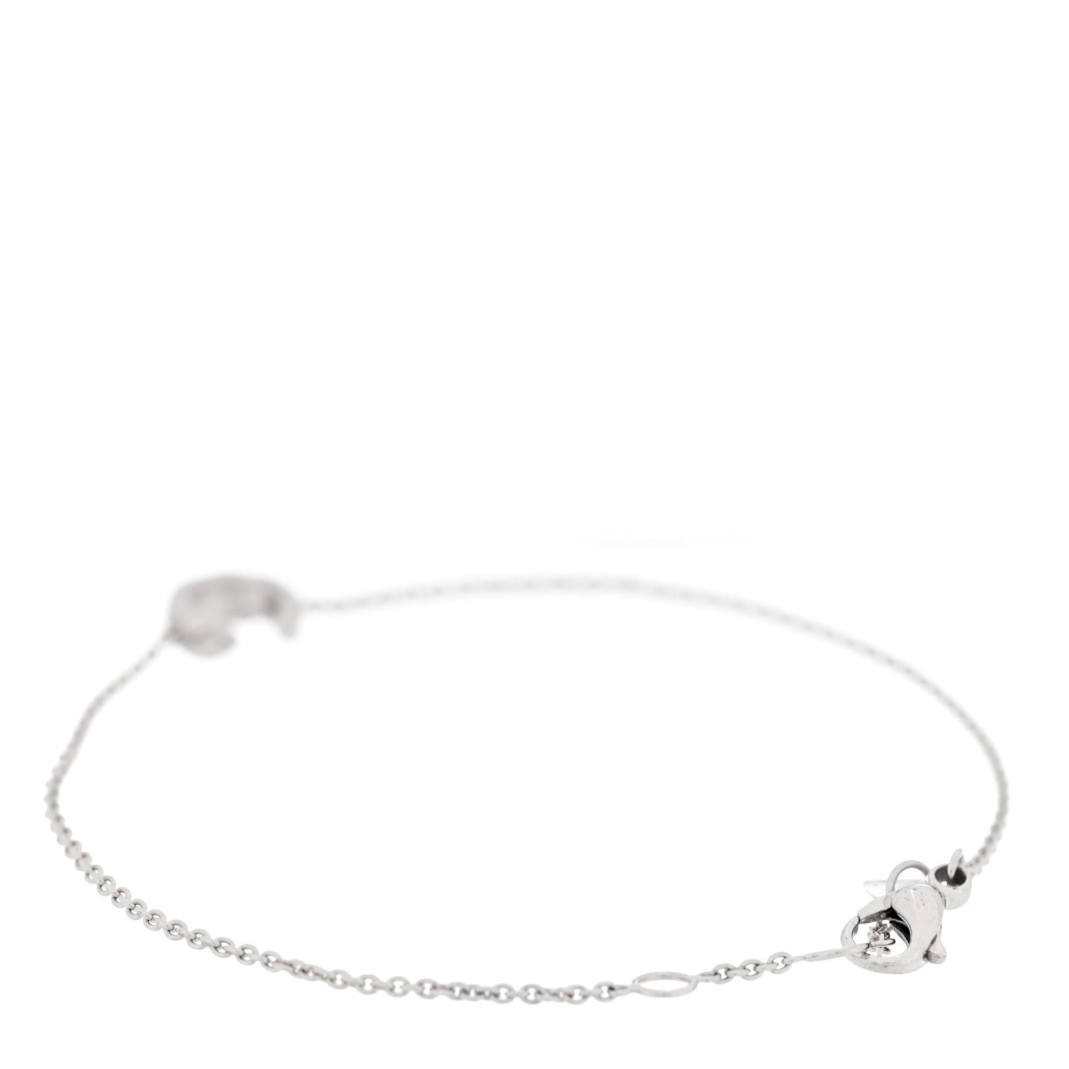 18K White Gold Coco Crush Station Bracelet