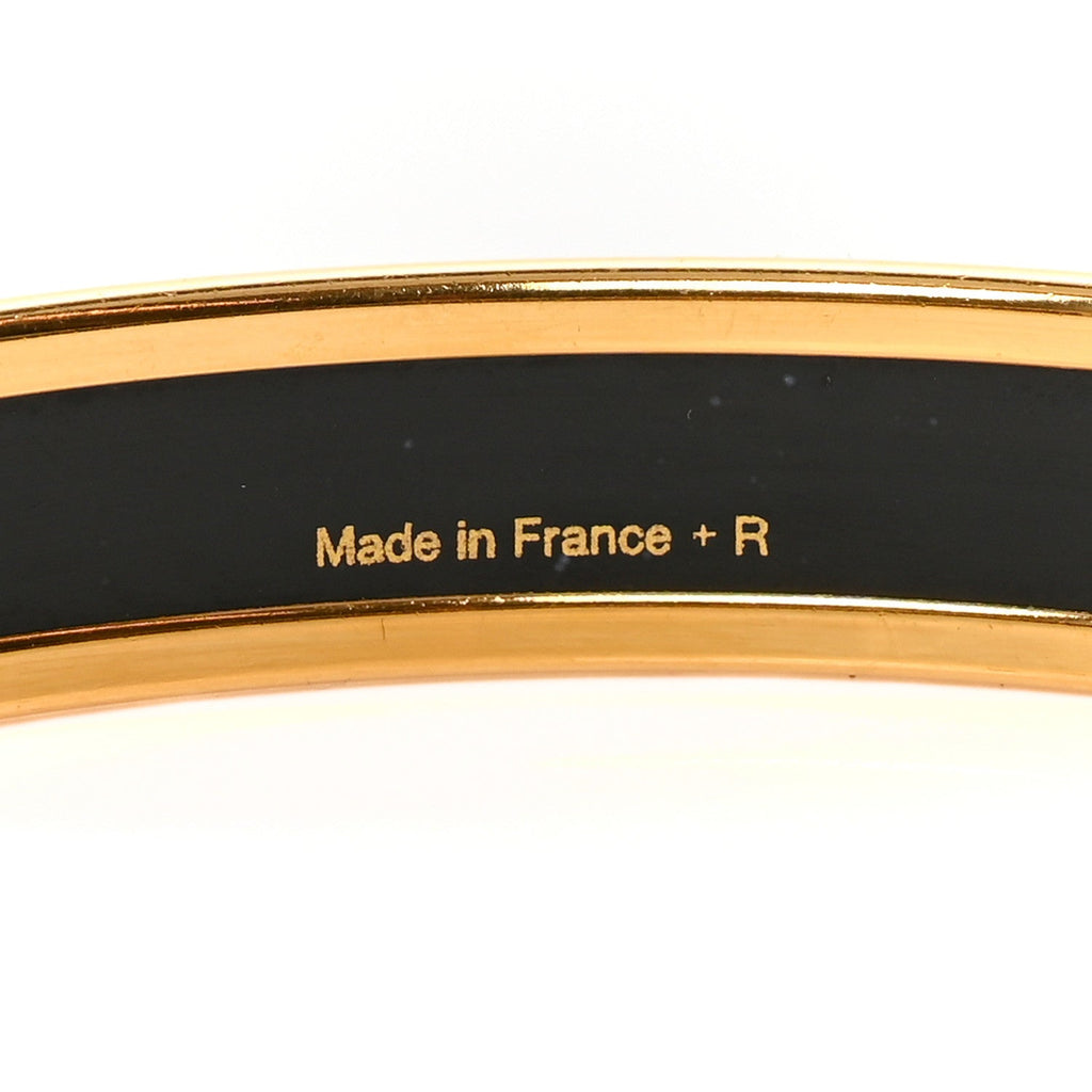 Enamel Printed Narrow Concours d'Etriers Bracelet 70