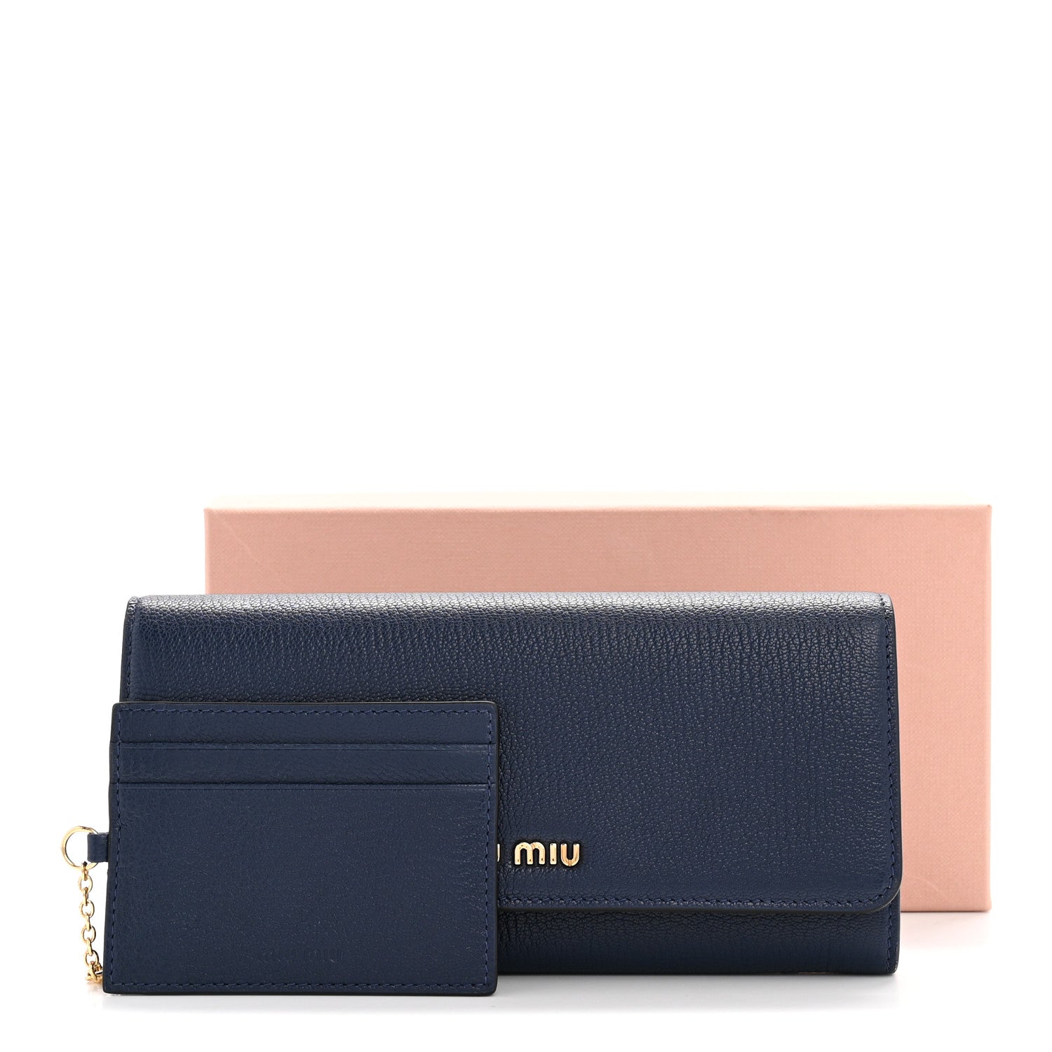 Madras Flap Wallet With Card Case Inchiostro